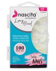 Nascita Long Oval False Nails Set 100 Pieces