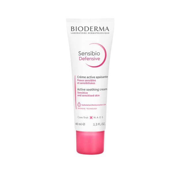 Bioderma Sensibio Defensive Moisturizing Cream for Sensitive Skin - Soothing, Hydrating, Antioxidant-rich - Face Cream