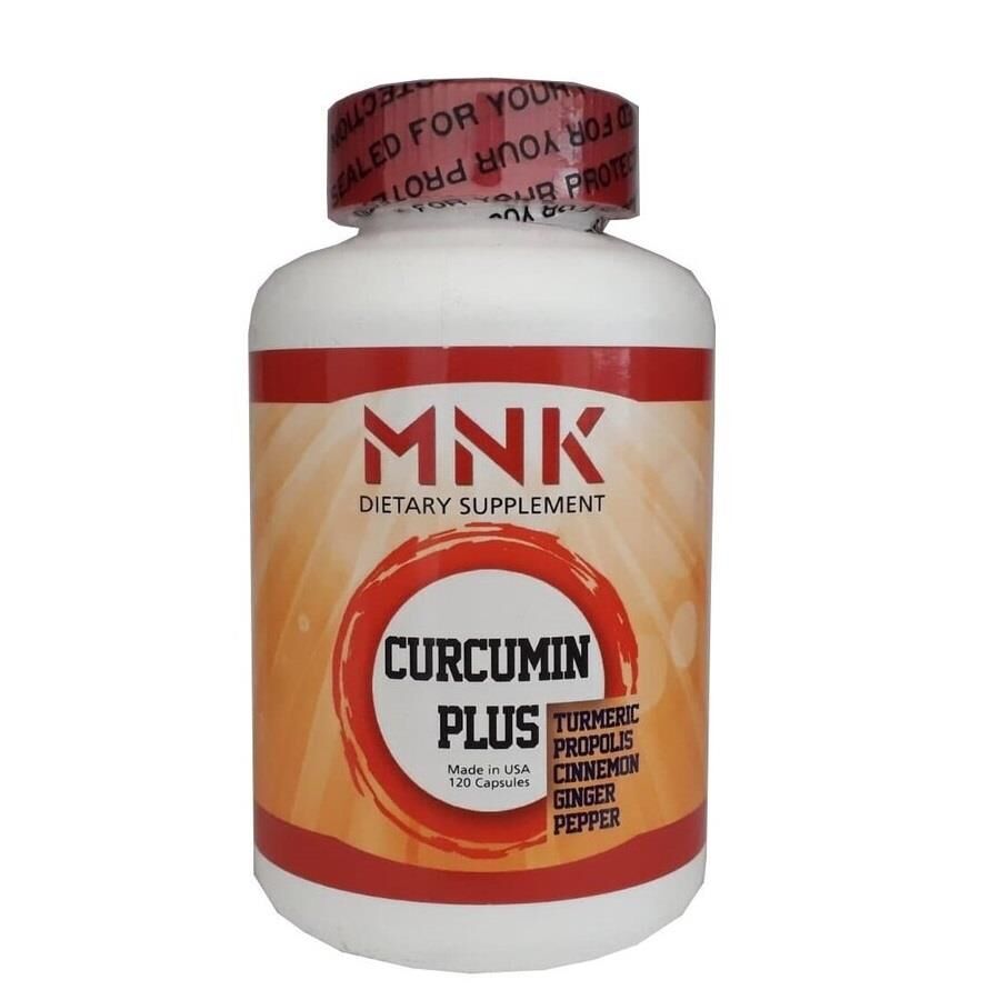 Mnk Dietary Supplement Curcumin Plus Turmeric & Propolis 120 Caps