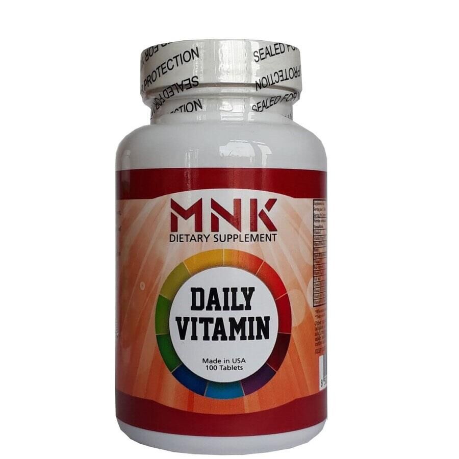 Mnk Daily Vitamin Multivitamin & Mineral Supplement 100 Tablets