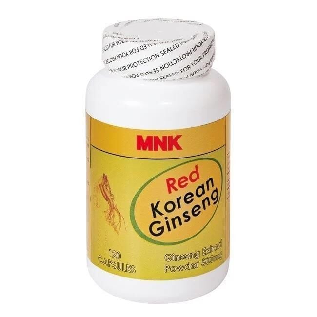 Mnk Korean Red Ginseng Root Extract Supplement 120 Capsules
