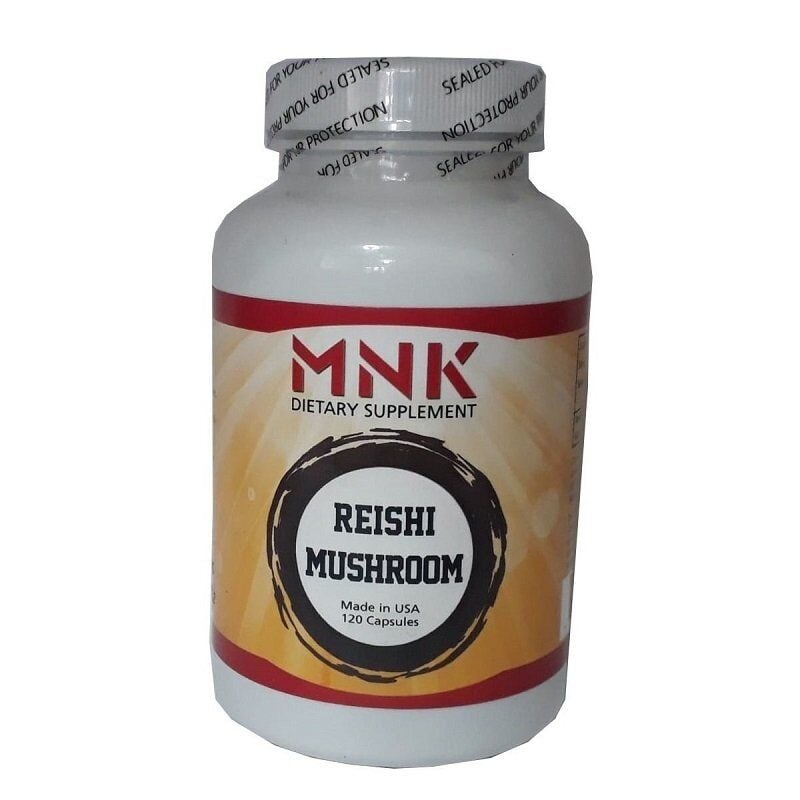 Mnk Reishi Mushroom Extract Dietary Supplement 120 Capsules