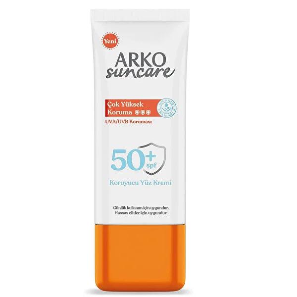 Arko Suncare Sunscreen Face Cream SPF 50+ - Non-Greasy, Sensitive Skin Friendly UVA/UVB Protection Arko Suncare SPF 50+ Sunscreen Face Cream - Non-Greasy & Sensitive Skin Friendly sunscreen face cream, SPF 50+, UVA/UVB protection, sensitive skin friendly, non-greasy sunscreen, face cream, sun protection, skincare, Arko Suncare, eco-friendly, sea-friendly, daily sun protection, outdoor activities, hydration, moisturizing, sun care, facial sunscreen, protective skincare