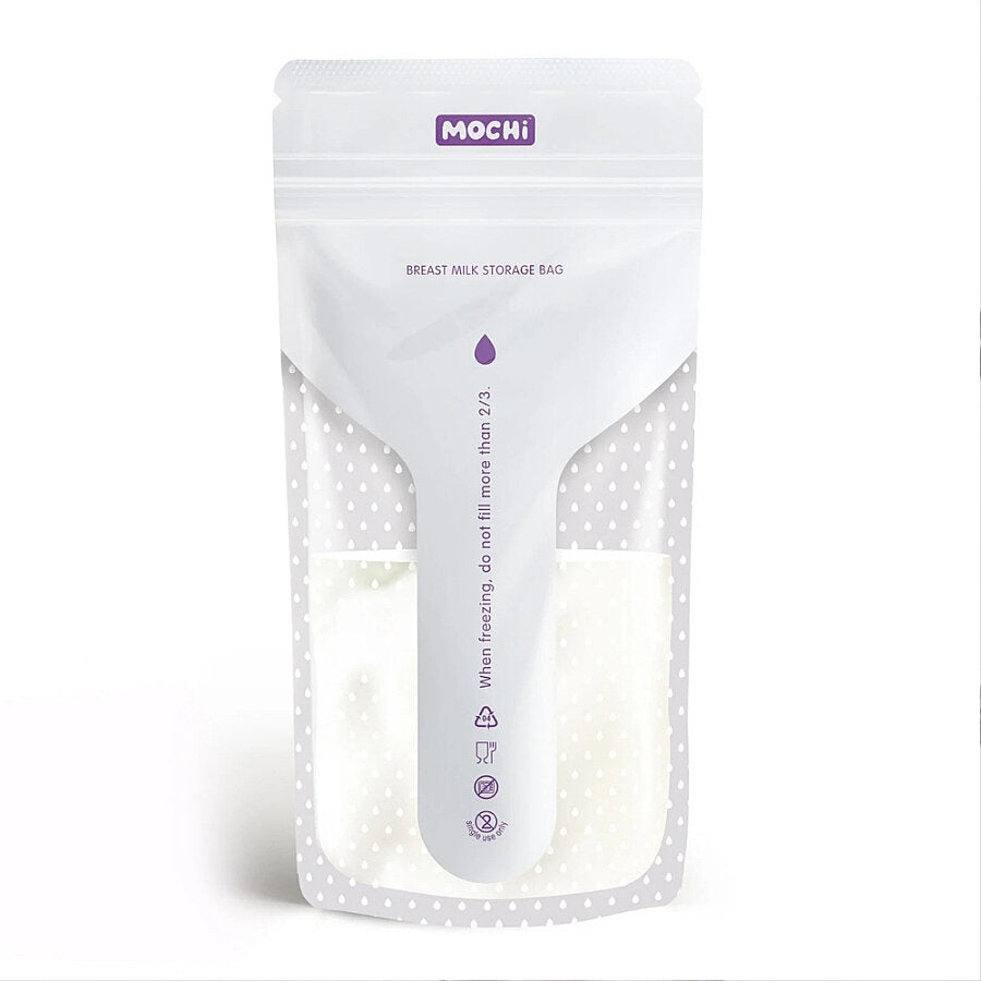 Mochi Breast Milk Storage Bags Leak-Resistant 200 ml 50 Count