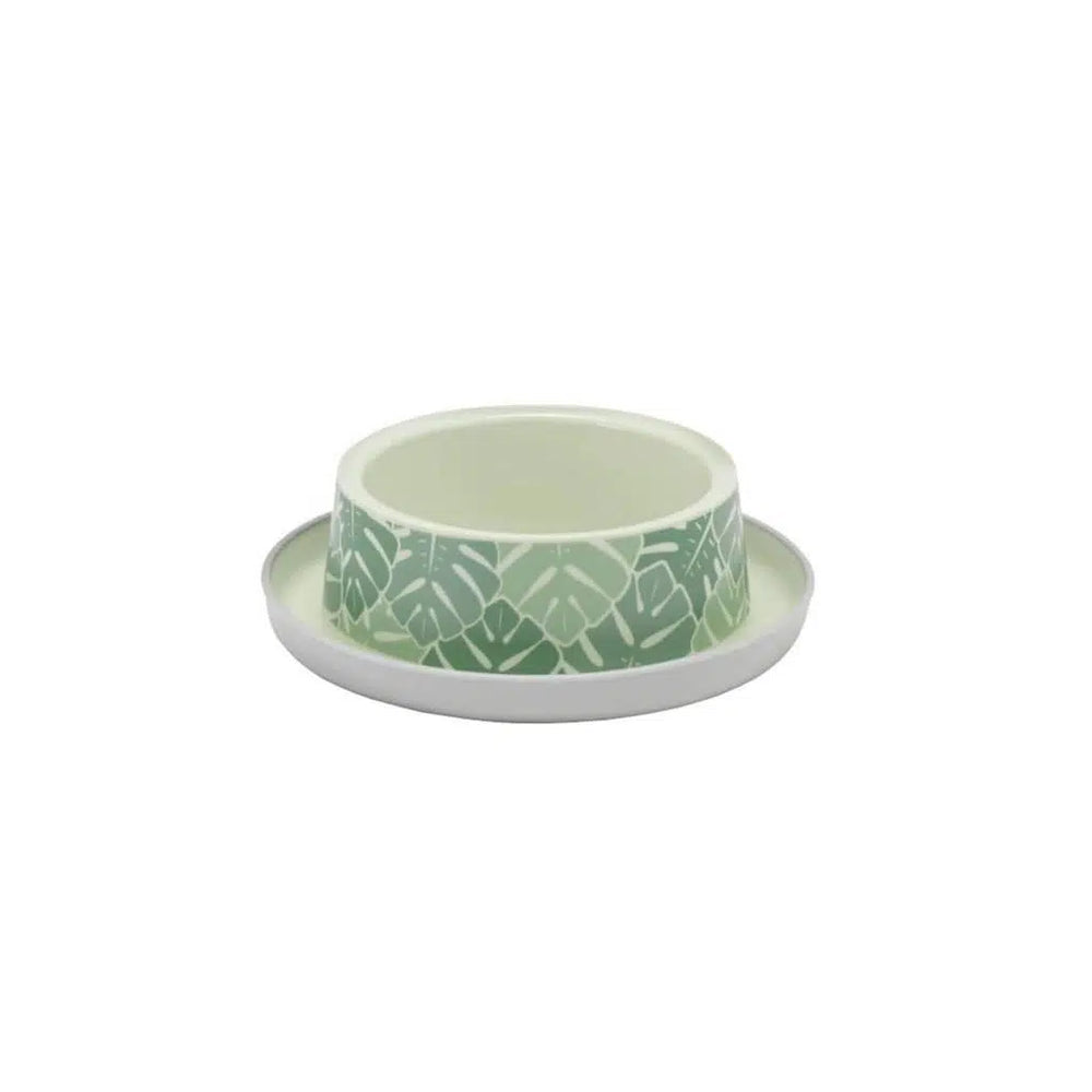 Moderna Eden Trendy Pet Bowl Non-Slip Leaf Design 350ml