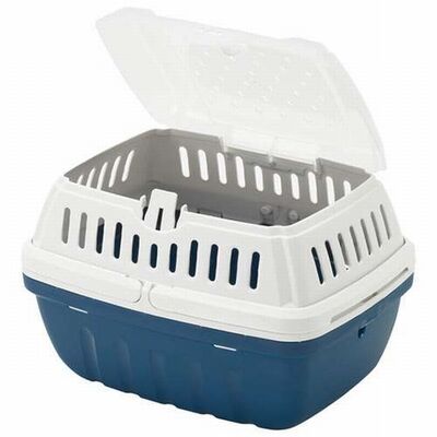 Moderna Hipster Hamster Carrier Blue Small Travel Case