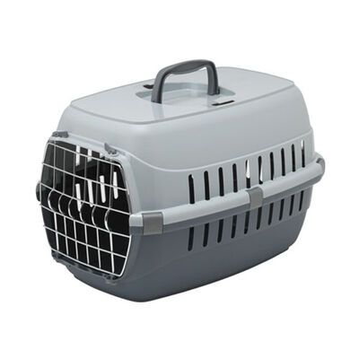 Moderna Roadrunner Pet Carrier for Cats and Small Dogs Grey