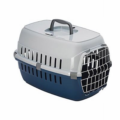 Moderna Roadrunner Pet Carrier for Cats and Small Dogs - Navy Blue