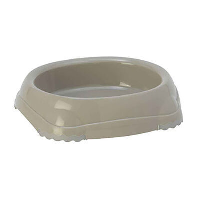 Moderna Smart Plastic Pet Food and Water Bowl Grey 315 ml