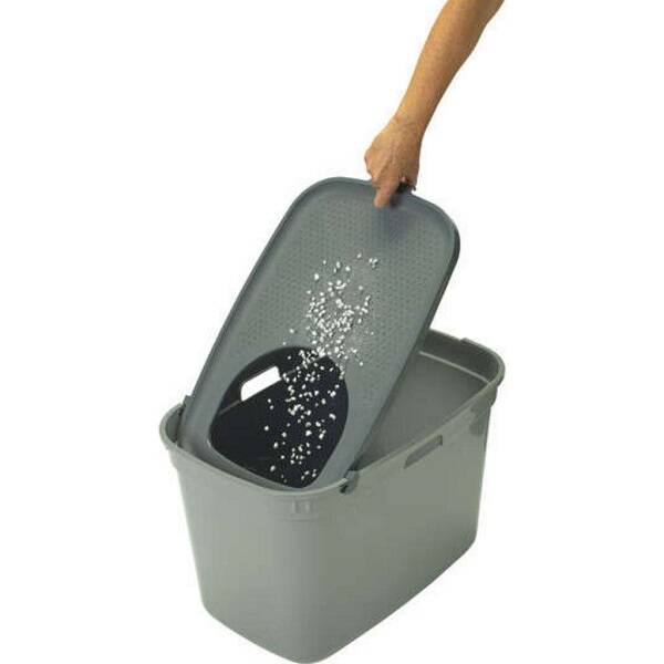 Moderna Top Cat Top Entry Litter Box Grey & Green 59 cm