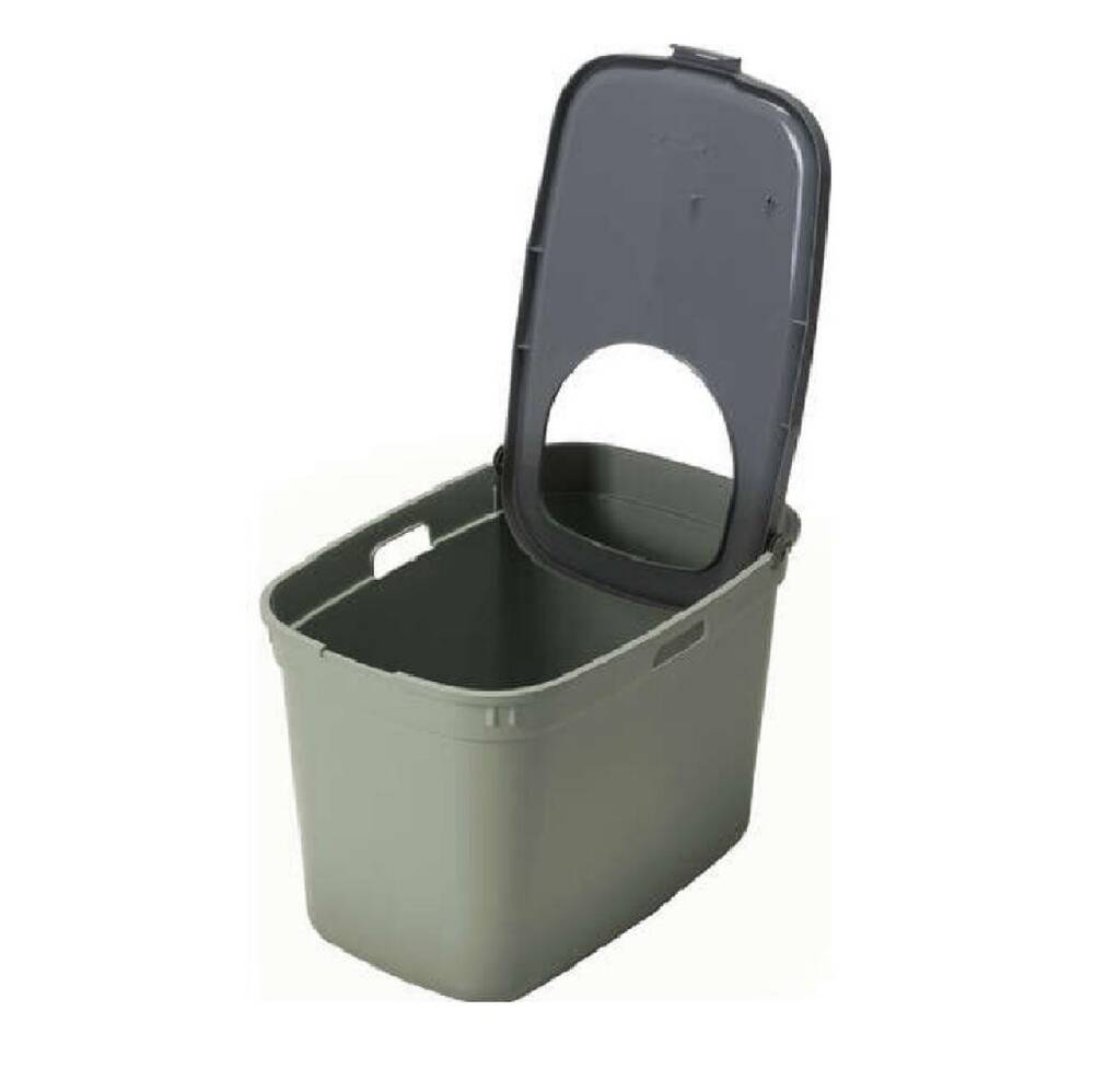 Moderna Top Cat Top Entry Litter Box Grey & Green 59 cm