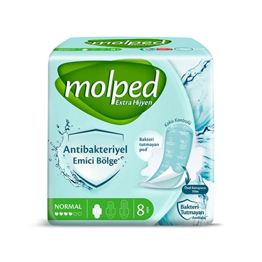 Molped Hygiene Shield Normal Sanitary Pads 8 Count