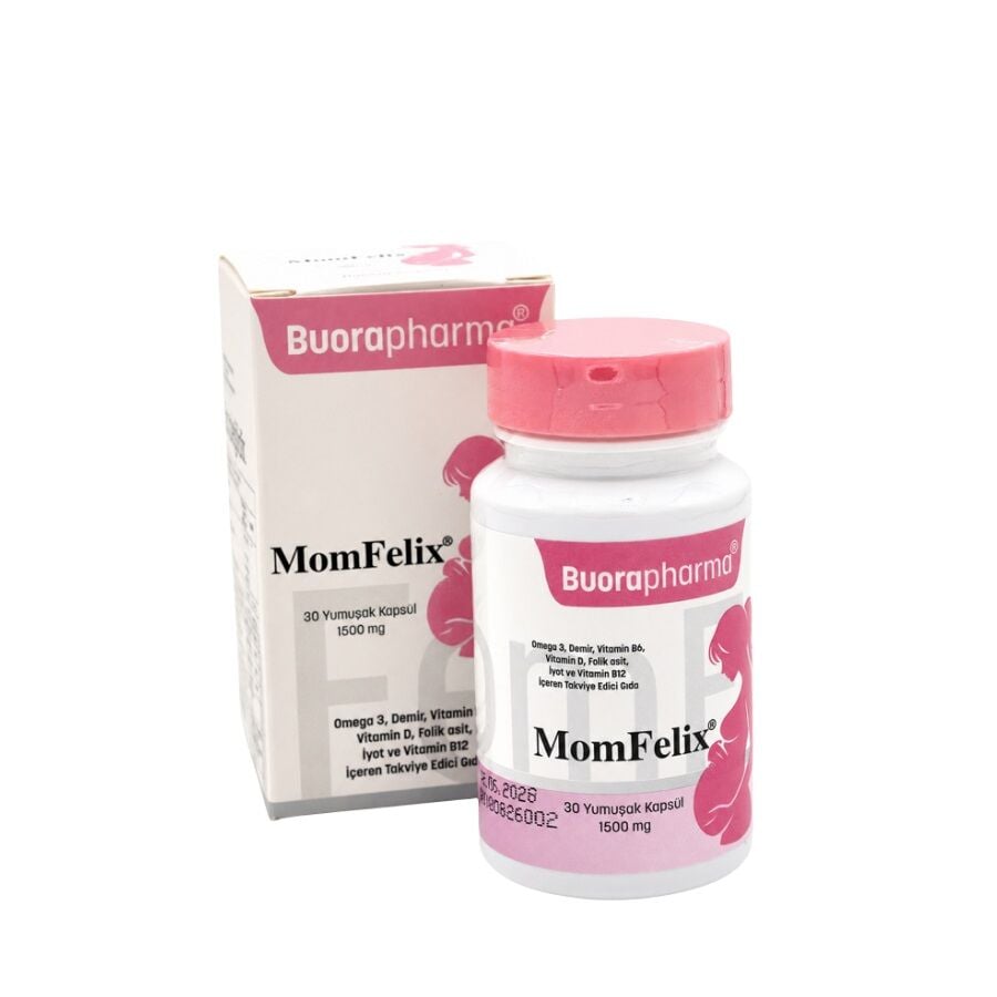 Buorapharma Momfelix Omega-3 Prenatal Support 30 Capsules