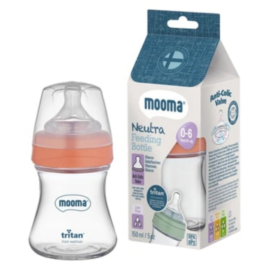 Mooma Neutra Anti-Colic Tritan Baby Bottle Coral 150 ml