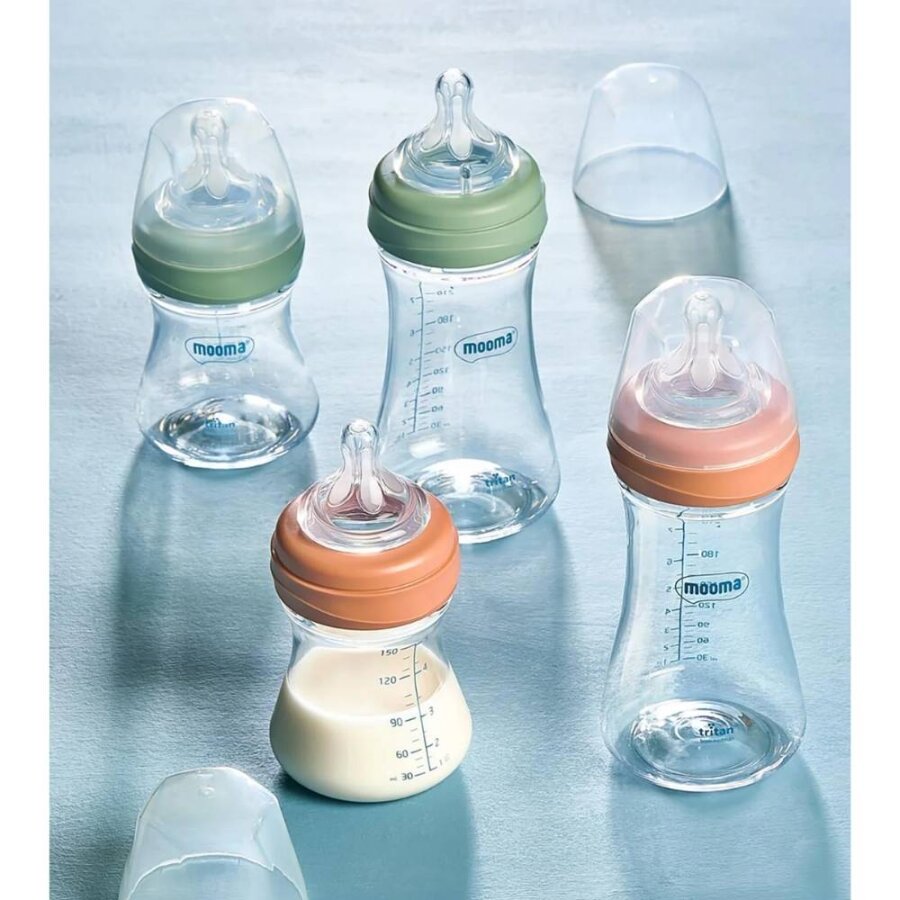 Mooma Neutra Anti-Colic Tritan Baby Bottle Green 250 ml
