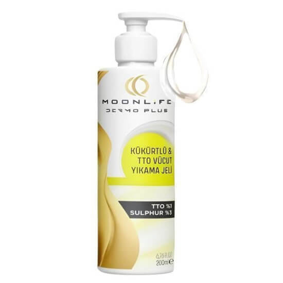 Moon Life Dermo Plus Sulfur &amp; TTO Body Wash 200 ml