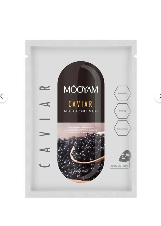 MOOYAM Capsule Mask Caviar Nourishing Sheet Mask 25ml
