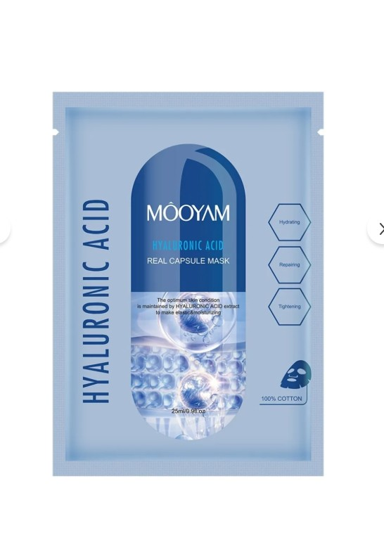 MOOYAM Capsule Mask Hyaluronic Acid &amp; Honey Face Sheet Mask 25ml