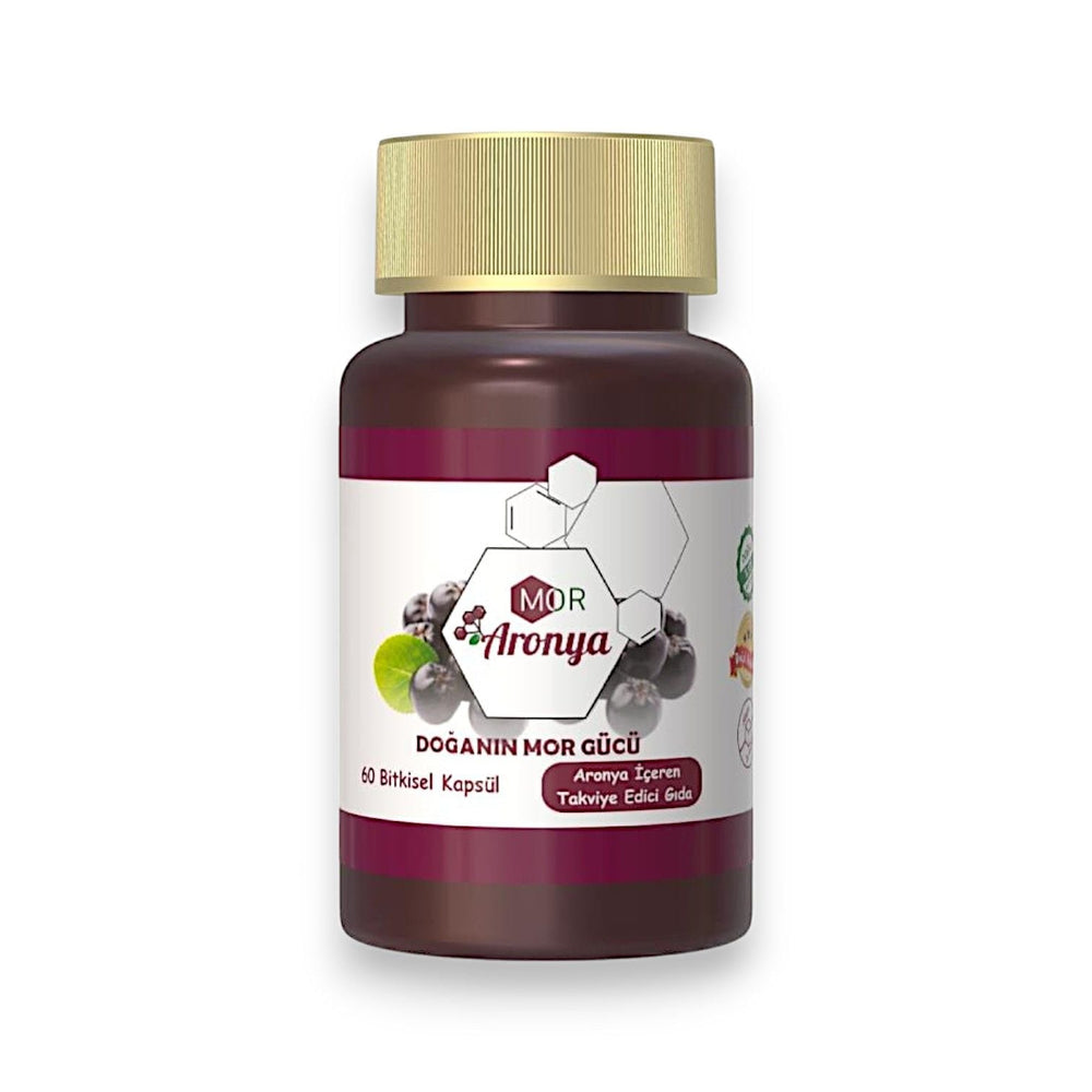 Mor Aronya Aronia Berry Extract Antioxidant Supplement 60 Capsules