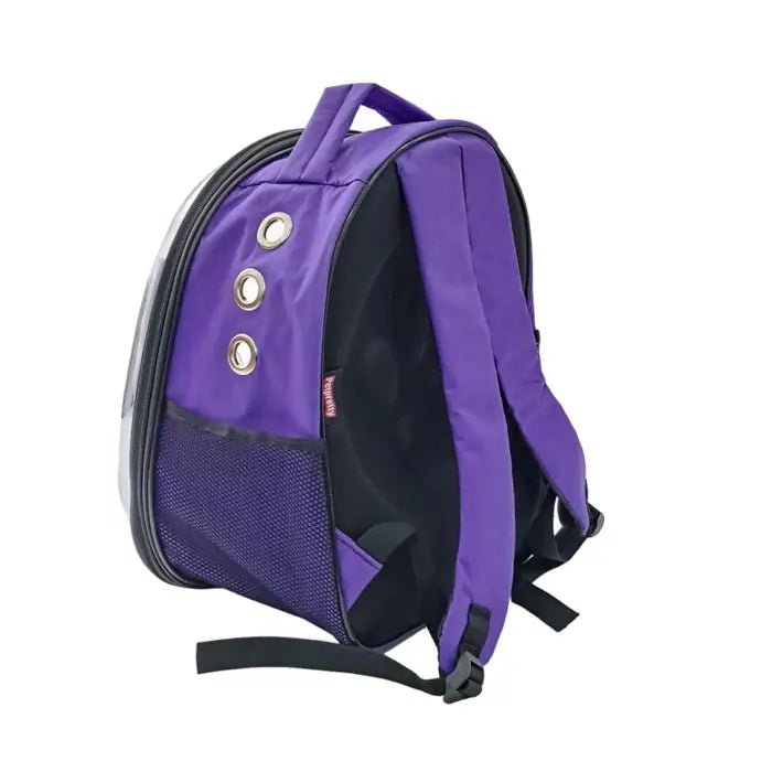 Petpretty Eco Astronaut Cat Carrier Bag in Purple