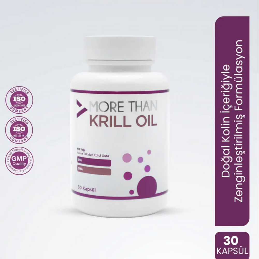 More Than Krill Oil Omega-3 Supplement 30 Capsules