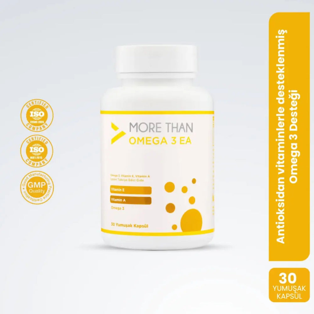 More Than Omega 3 EA Fish Oil Supplement 30 Softgels