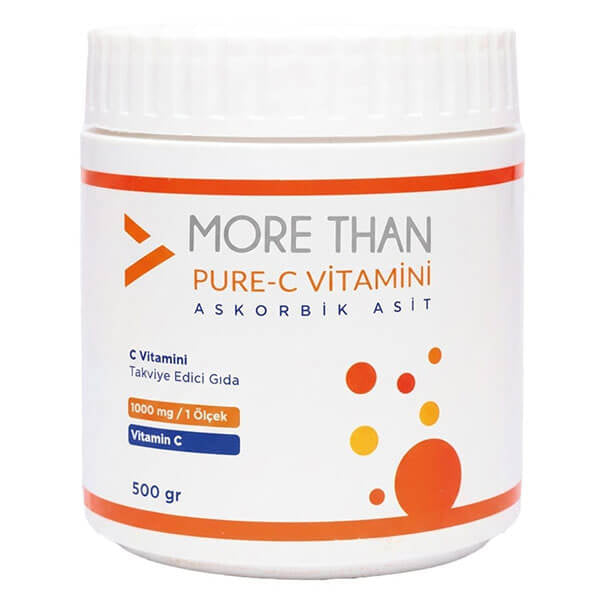 More Than Pure Vitamin C Powder High Purity 500g