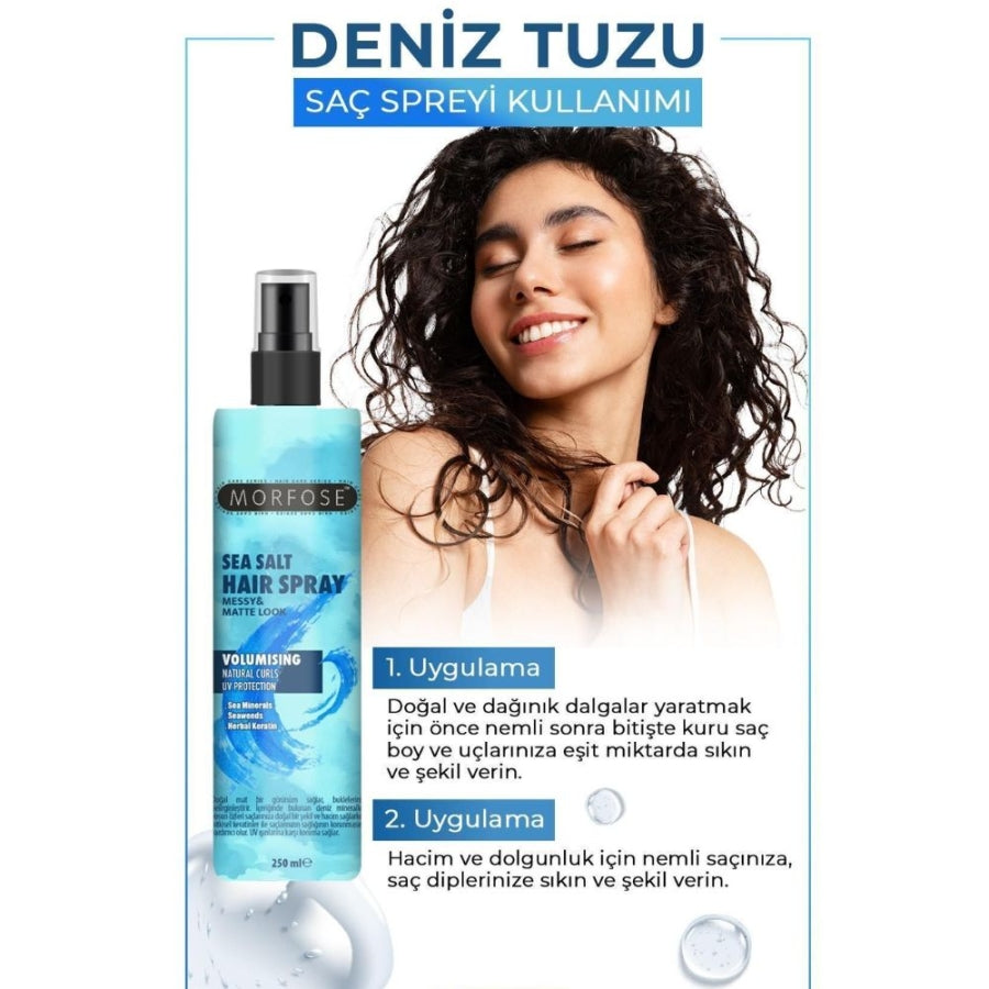 Morfose Sea Salt Spray for Natural Texture 250ml