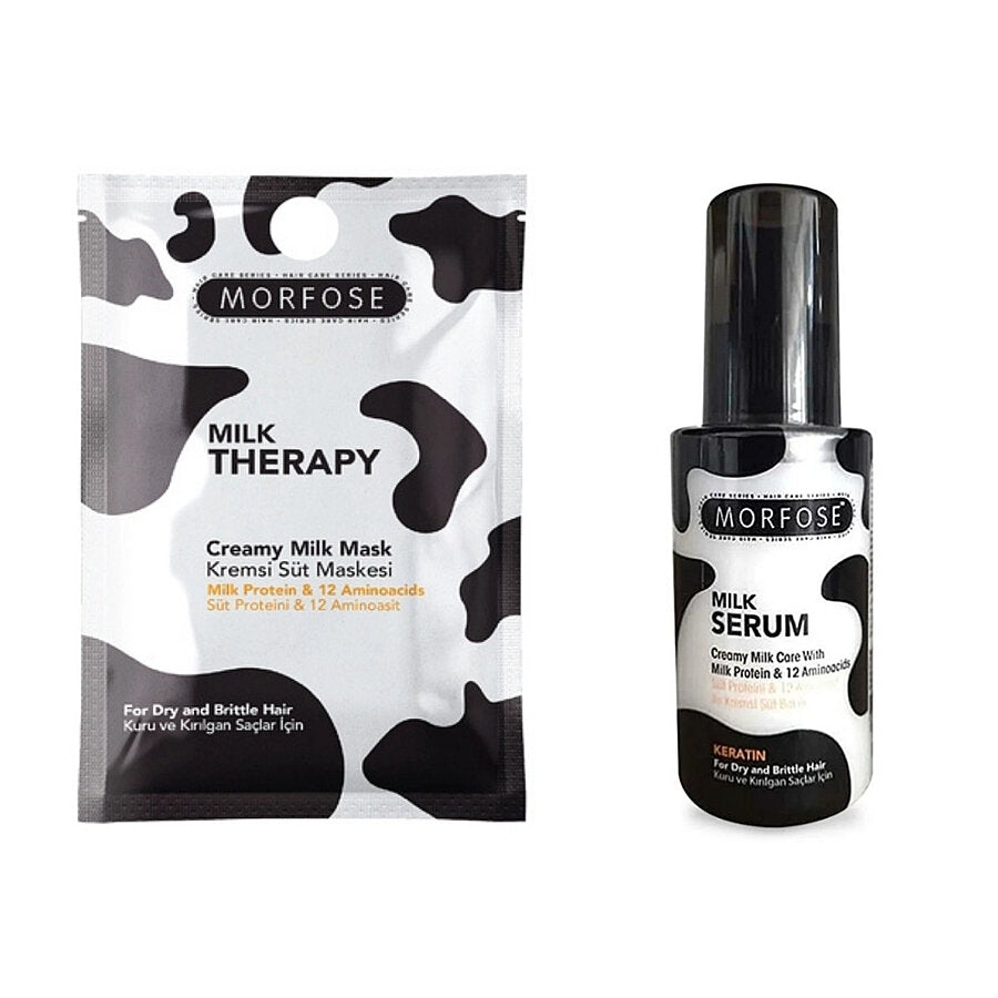 Morfose Milk Therapy Hair Care Set for Deep Hydration 2-Piece