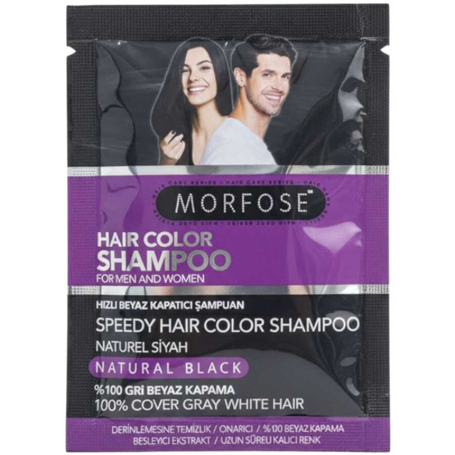 Morfose Professional Black Shampoo Sulfate-Free Formula 25 ml