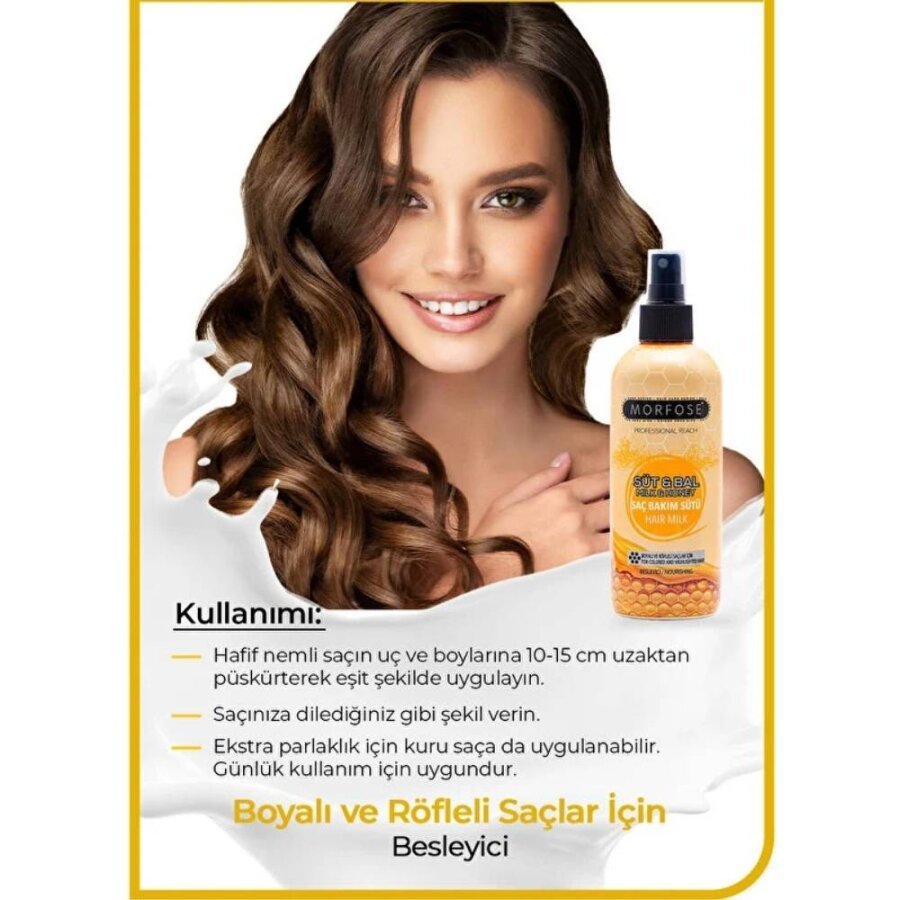 Morfose Milk & Honey Hair Care Milk for Softness 300ml