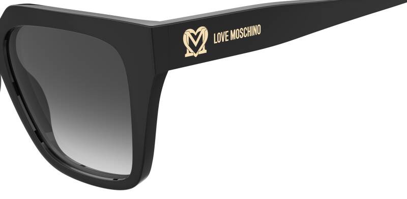 Moschino Love Grey Women's Sunglasses with 52mm Lens