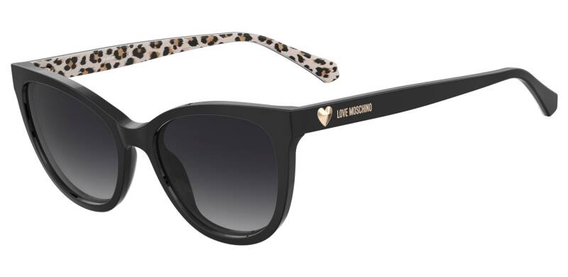 Moschino Love Grey Square Women's Sunglasses 54mm