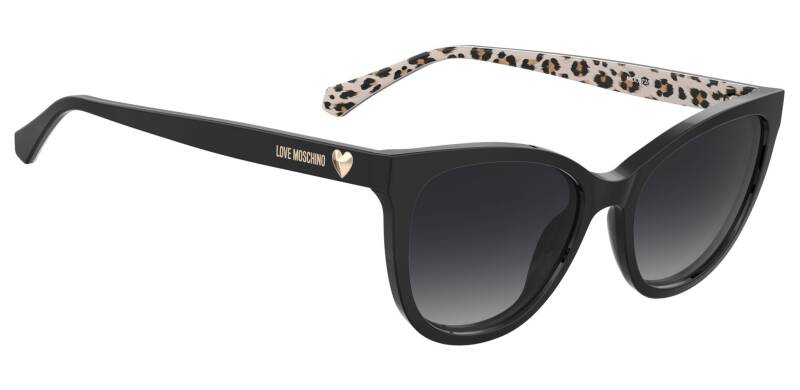 Moschino Love Grey Square Women's Sunglasses 54mm