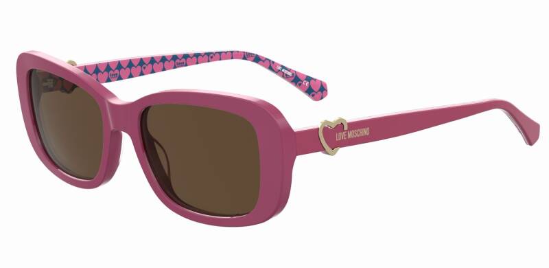 Moschino Love Brown Square Women's Sunglasses 1 Unit
