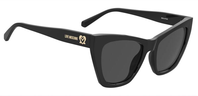 Moschino Love Grey Square Women's Sunglasses - 80753Ir