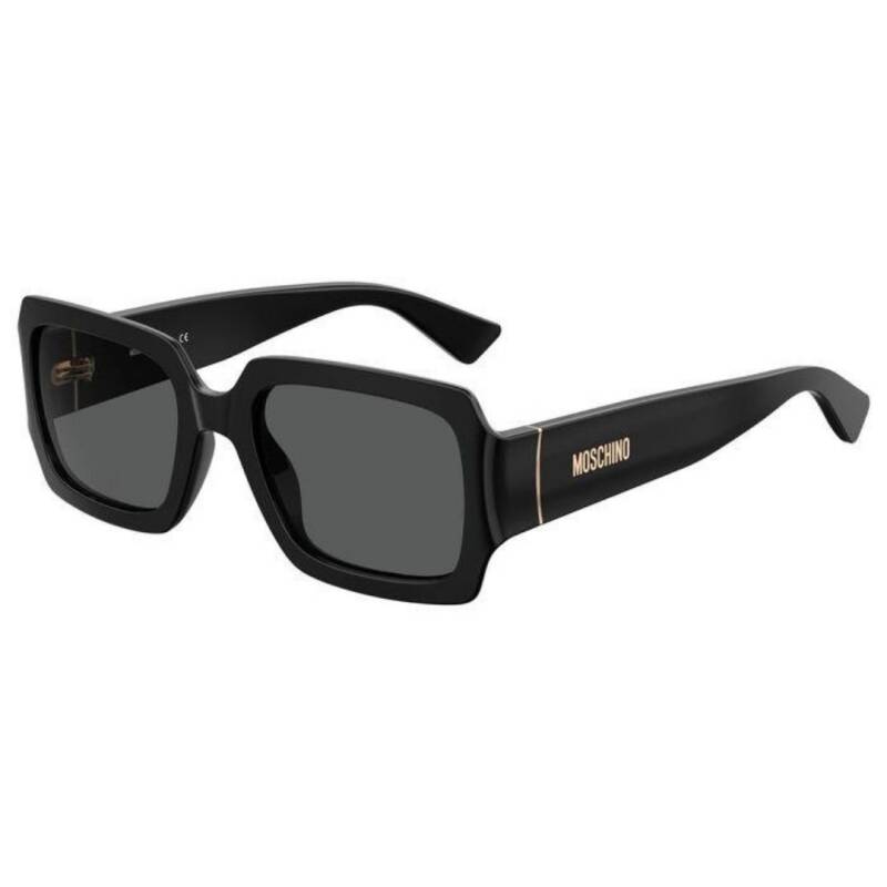 Moschino MOS 063/S Grey Oval Women's Sunglasses 53mm
