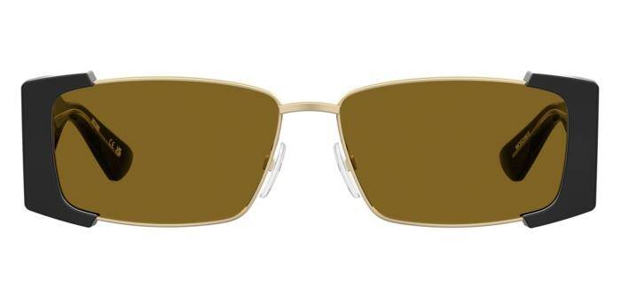Moschino Mos 206/S Women's Designer Sunglasses Black & Gold 57mm