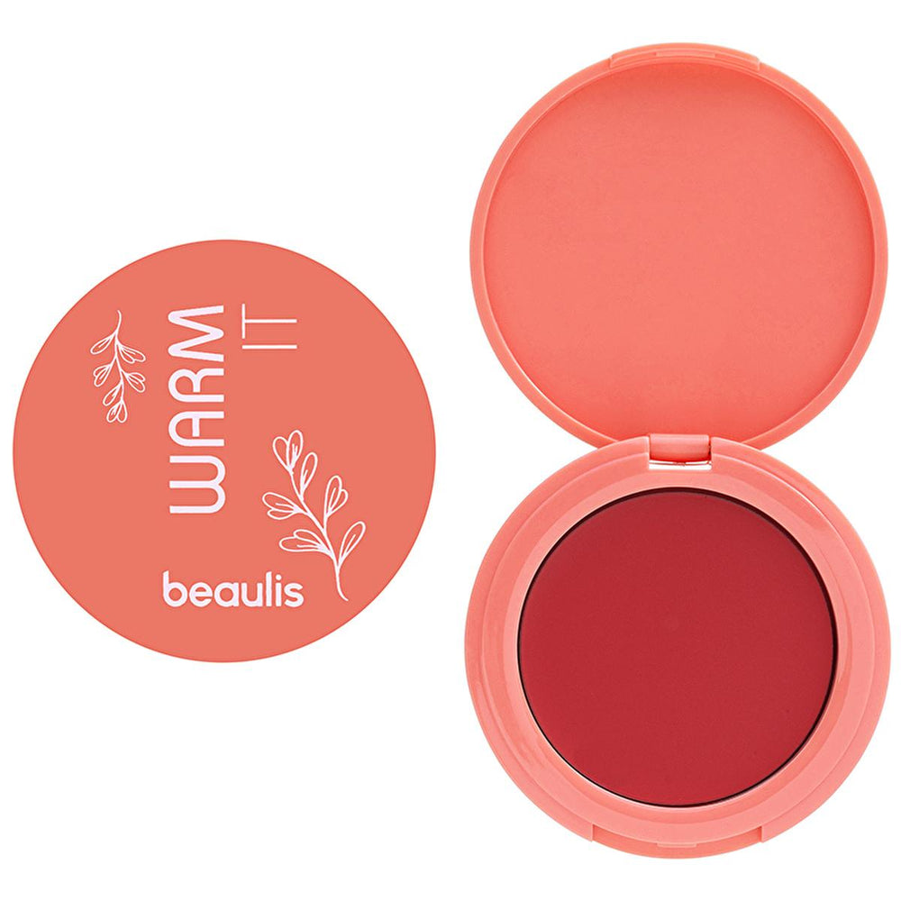 Beaulis Cream Blush Warm It Krem Allık 246 Carmine - Natural Makeup for Cheekbones - Blush