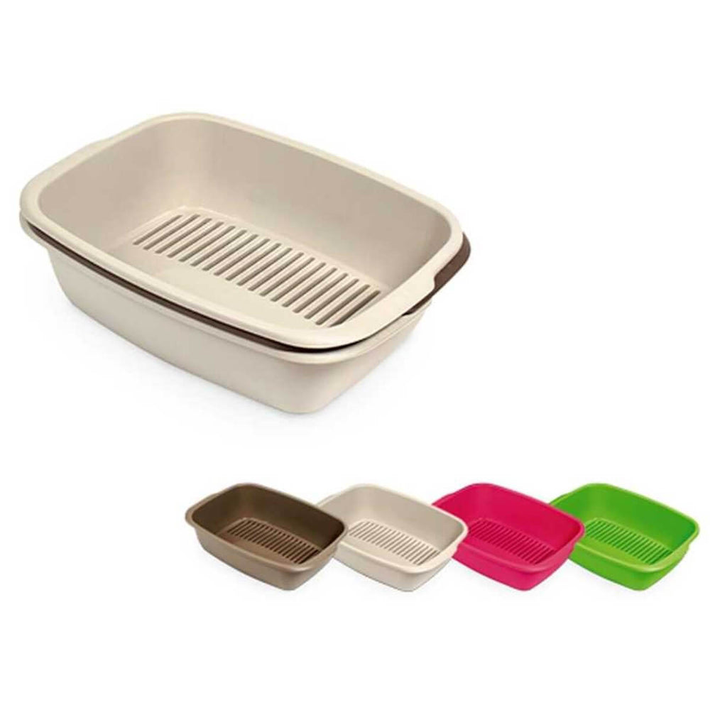 MPS Miso 3-Tier Sifting Cat Litter Box with Easy Clean Design 54 cm