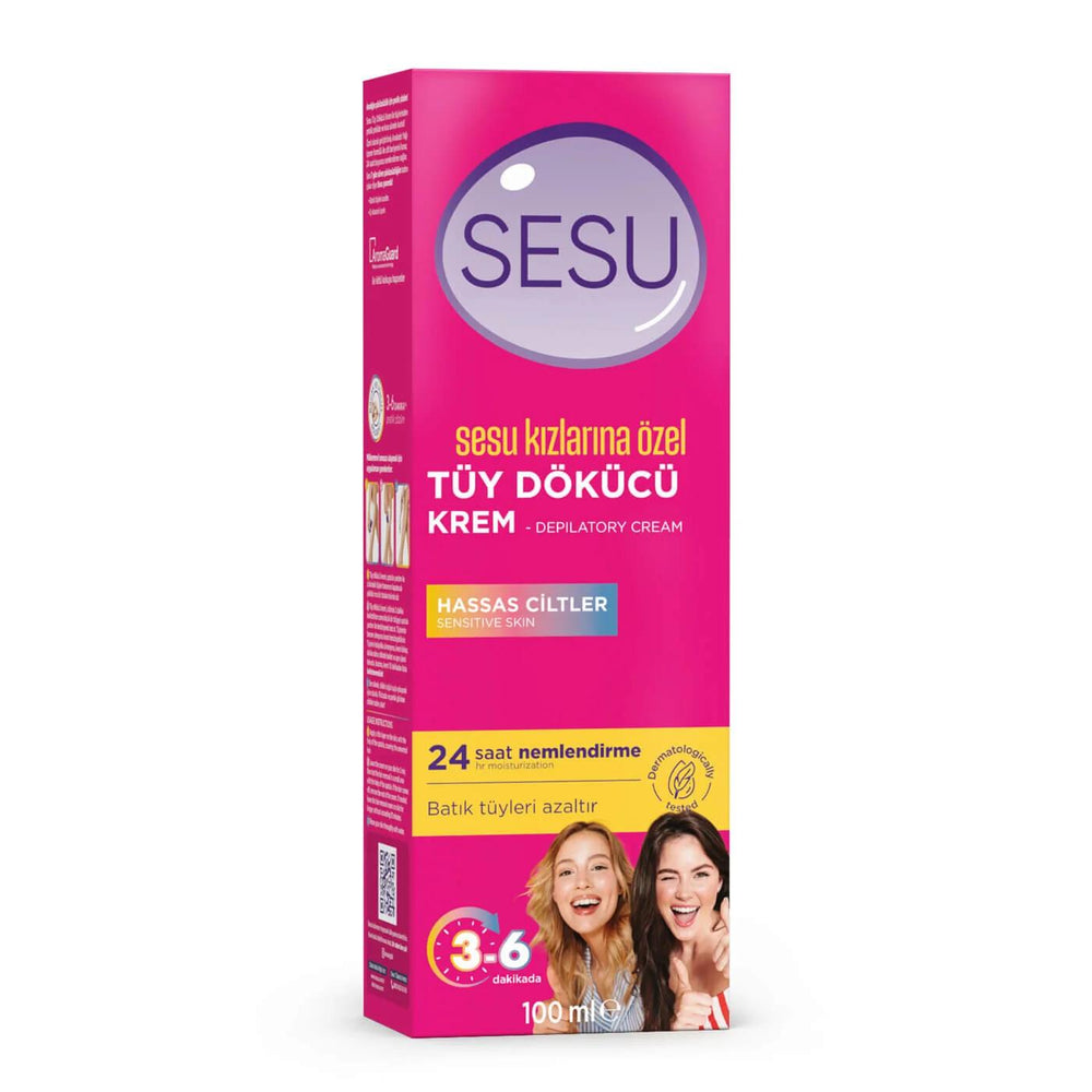 Sesu Hair Removal Cream with Smoothing Himalayan Salt 100 ml