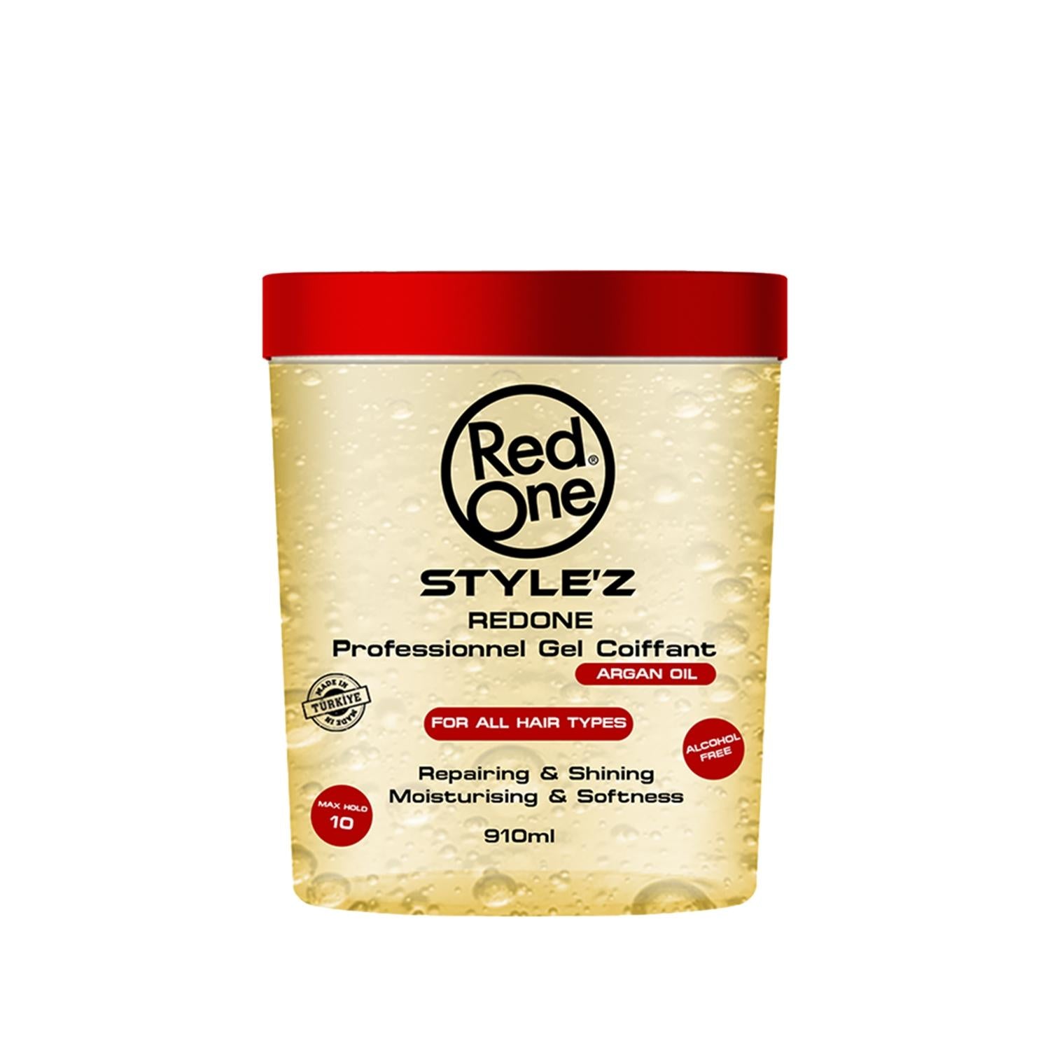 RedOne Stylez Argan Oil Hair Gel 910ml - Nourishing Styling for Healthy Hair RedOne Stylez Argan Oil Hair Gel 910ml Argan Oil Hair Gel, RedOne Stylez Hair Products, Large Volume Hair Gel, Nourishing Hair Styling, Saç Jölesi, Hair Care, Styling Products, Argan Oil Benefits, Hair Gel, RedOne Stylez, Hair Styling, Nourishing Hair Products