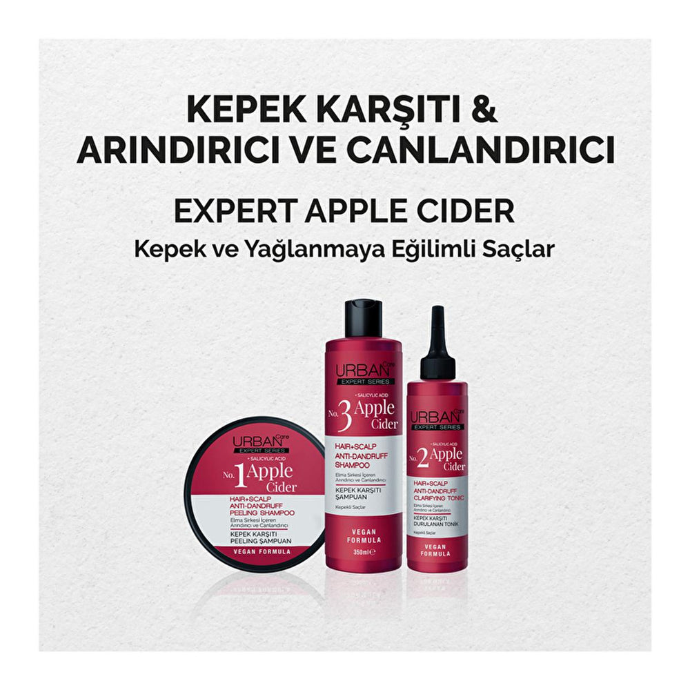 Urban Care Anti-Dandruff Shampoo with Apple Cider Vinegar & Salicylic Acid - Vegan Hair Care 11.83 fl oz - Shampoo