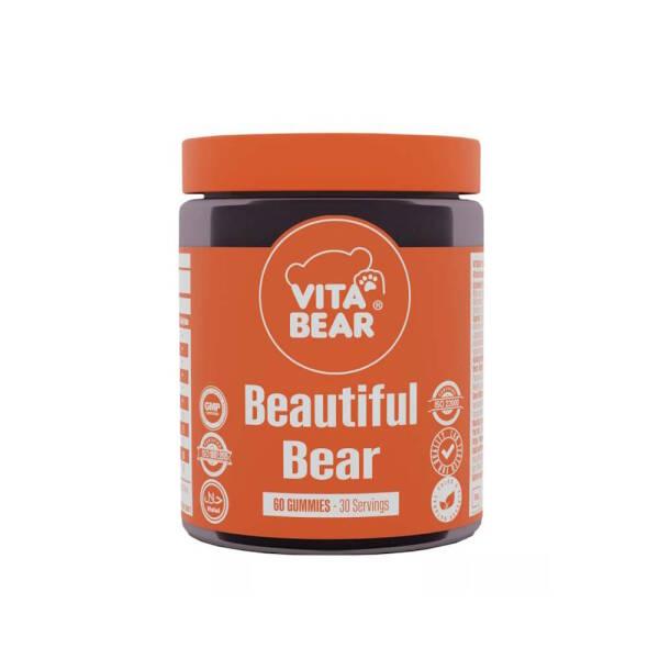 Vita Bear Beautiful Bear: Collagen & Hyaluronic Acid Gummies for Radiant Skin, Hair & Nails - Anti-Aging, Chewable Beauty Supplement Vita Bear Gummies: Collagen & Hyaluronic Acid for Skin, Hair & Nails collagen gummies, hyaluronic acid supplement, beauty gummies, anti-aging supplements, skin health supplements, Vita Bear Beautiful Bear, chewable collagen, glutathione supplement, resveratrol gummies, hair skin and nails gummies, dietary supplement gummies, beauty supplements, wellness supplements, gummies, c