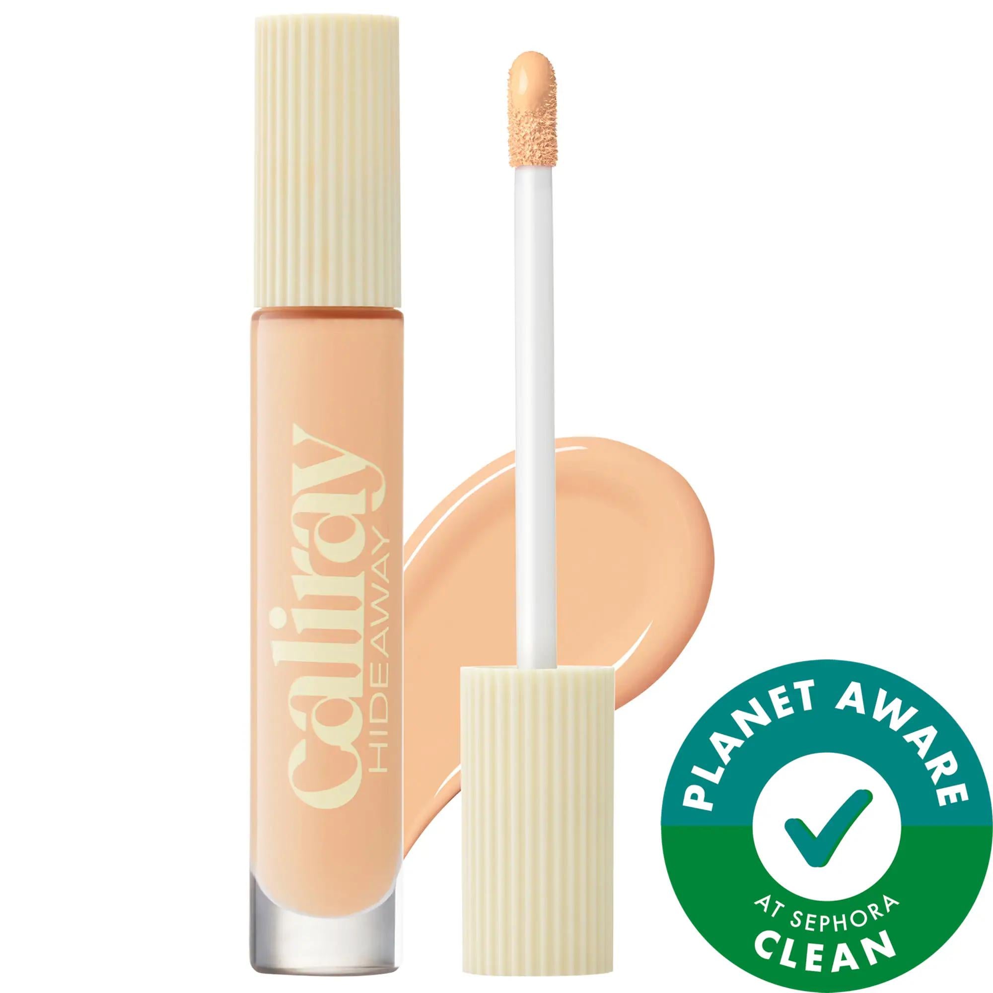Hideaway Under Eye Color Corrector: Brighten, Hydrate & Conceal Dark Circles - Lightweight Serum Concealer for Radiant, Flawless Finish Hideaway Under Eye Corrector: Conceal Dark Circles & Brighten under eye color corrector, dark circle concealer, brightening concealer, hydrating under eye concealer, clean beauty concealer, cruelty-free concealer, lightweight concealer, serum concealer, color correcting makeup, under eye concealer, concealer, color corrector, dark circles, redness, hydration, peptides, hyal