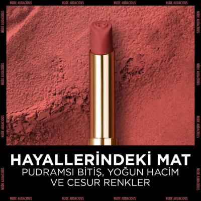 Loreal Paris Color Riche Colors Of Worth Intense Volume Matte Lipstick - 600 Nude Audacious, Long-Lasting Hyaluronic Acid Lip Color Loreal Paris Color Riche Matte Lipstick - Long-Lasting & Moisturizing Loreal Paris Color Riche, Matte Lipstick, Hyaluronic Acid Lipstick, Long-lasting Lip Color, Nude Lipstick, Lip Color, Cosmetics, Makeup, Beauty Products, Moisturizing Lipstick, Matte Finish Lipstick, Lip Care