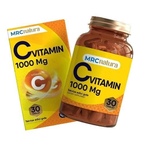 MRC Natura Vitamin C 1000 mg Daily Supplement 30 Tablets