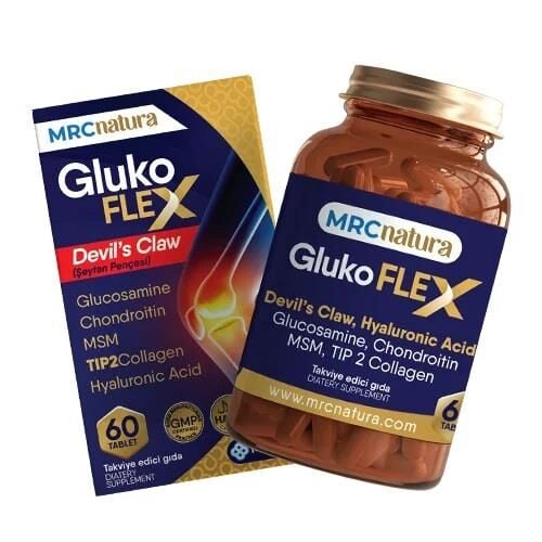 MRC Natura Glukoflex Glucosamine & Collagen Supplement 60 Tablets