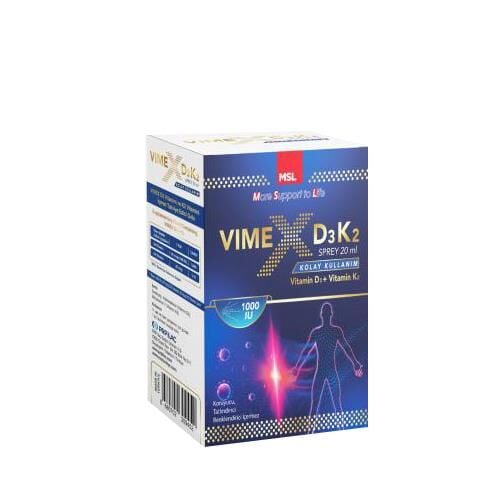 Vimex D3K2 Vitamin D3 & K2 Dietary Supplement Spray 50 ml