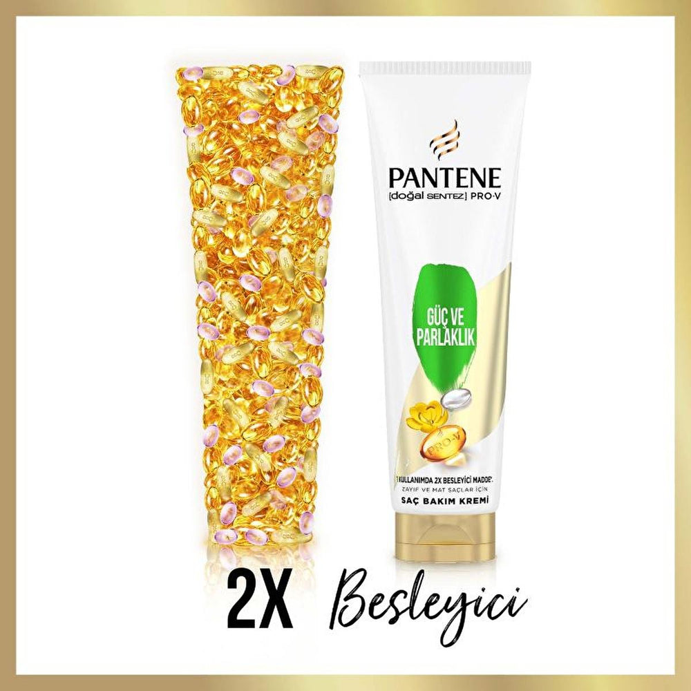 Pantene Doğal Sentez Hair Care Cream for Weak & Lifeless Hair - Nourishing, Strengthening & Shine - 9.30 fl oz - view 8